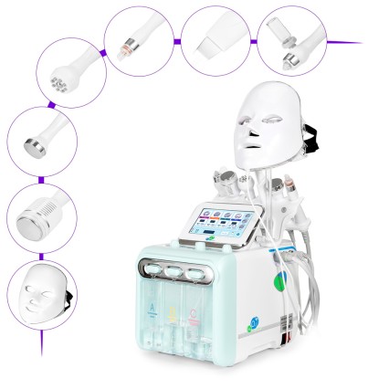 7 in 1 Spa-Grade Hydro Peel Aqua Facial Machine for Deep Skin Cleansing
